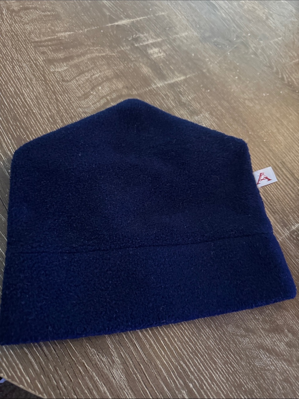 Kids Navy Fleece Beanie Hat